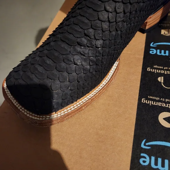 Sun City Black Python Boots - Picture 2 of 8